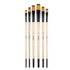 Yutiars Professional Artist Paint Brush Set - 6/24 PCS, Nylon Bristles for Watercolor, Acrylic, Oil Painting, Crafts & Face Body