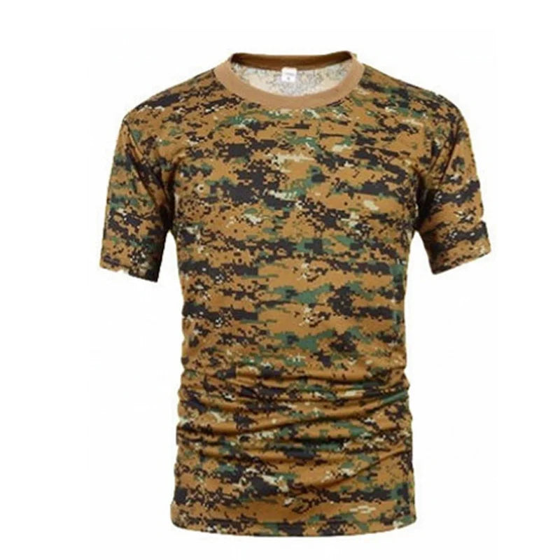 Quick Dry T-shirt Man Tops Forest Camouflage Graphic T Shirt For Men Clothing Gym Fitness Tee Shirts Casual Comfort Tee Shirts