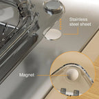 Magnetic Triangle Sink Strainer Basket – Kitchen Food Waste Filter