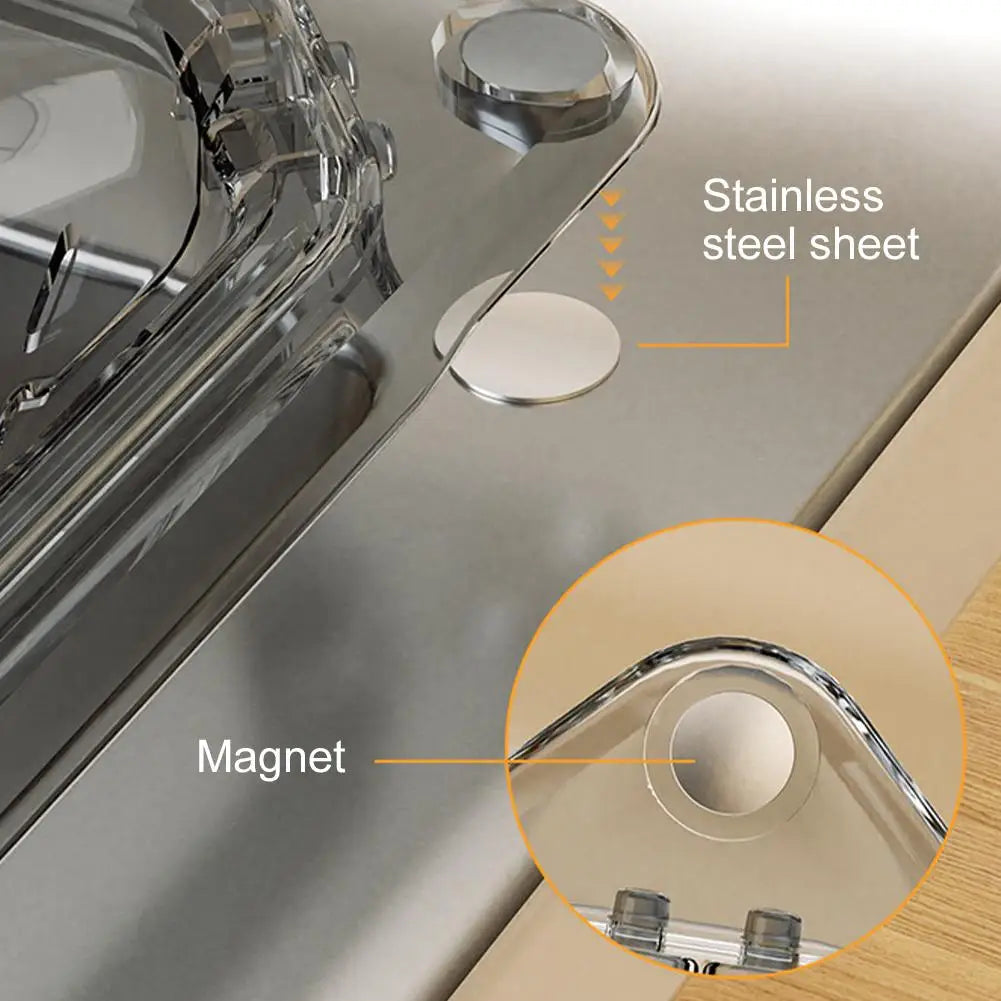 Magnetic Triangle Sink Strainer Basket – Kitchen Food Waste Filter