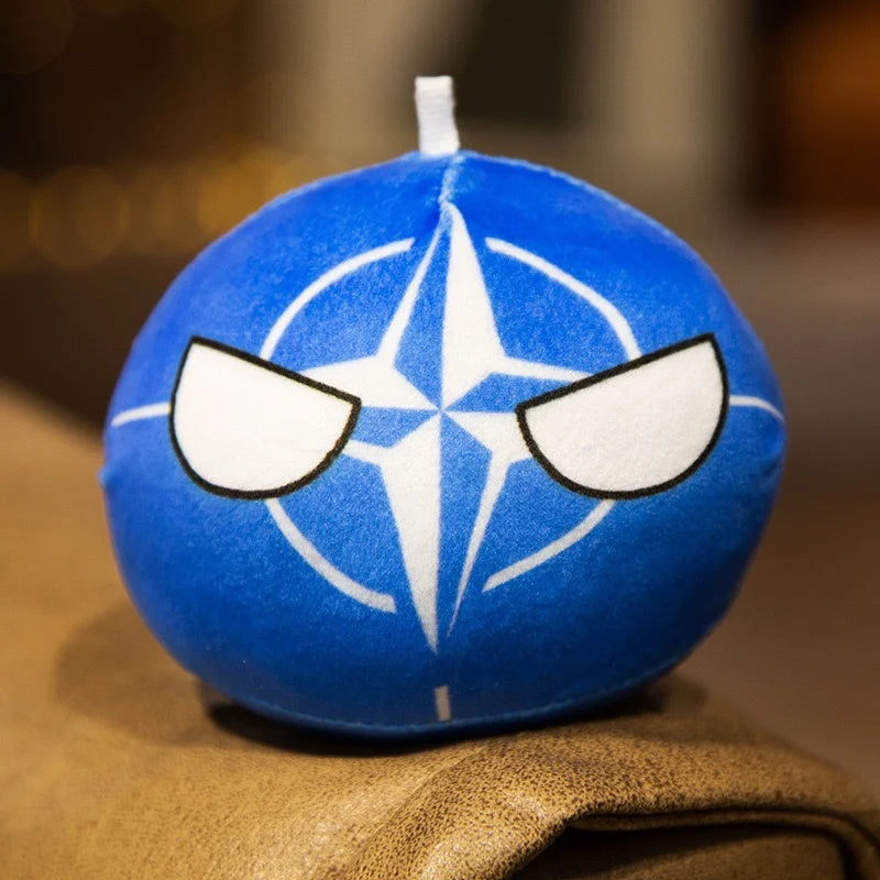 70 styles 10cm Country Ball Plush Toys Polandball Pendant Country Balls Countryball Stuffed Doll Toy Christmas Gift for Kids