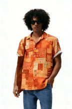 Men's Fashion Street Short-Sleeve Shirt High-Definition Pattern 3D Printed Shirt Hawaiian Outdoor Party Social Men's Clothing