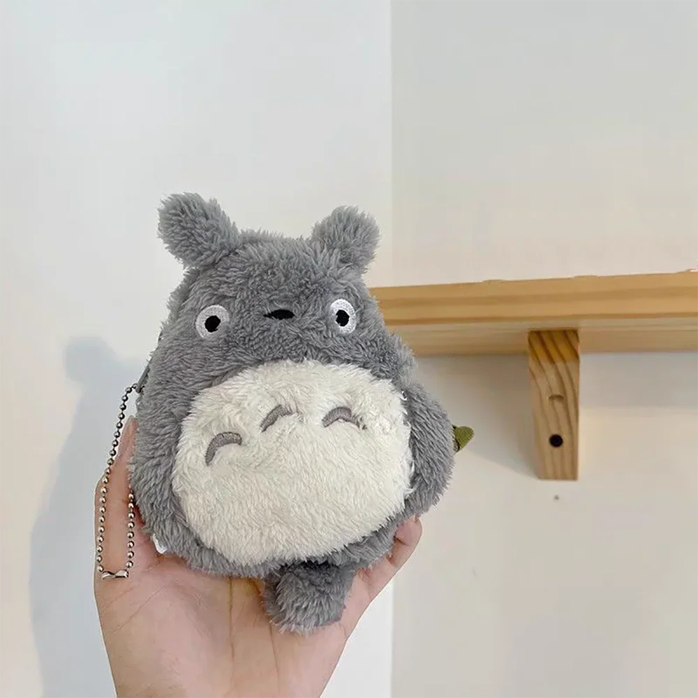 12cm Cartoon Totoro Plush Coin Purse Kawaii Japanese Toy Totoros Doll Cute Movie Character Children Birthday Gift