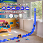 Net Bag/Box 13Ft/16.3Ft Flexible Track Toy & Mini Car DIY Competitive Rail Vehicle Game Educational Gift for Children Christmas