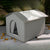 Waterproof Outdoor Pet House – Winter Warm Cat & Small Dog Cave Bed | Foldable, Washable, Cozy Shelter