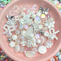20g Y2K Acrylic Assorted Beads Flower Sweetheart Butterfly Candy Kawaii Aesthetic Beads for Bracelets DIY Jewelry Making Supply