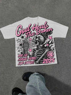 Harajuku Letter Graphic T Shirts Y2k Tops Men Women High Street Oversized T Shirt Pro Choice Streetwear Vintage Tee Clothing