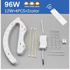 Led Module For Ceiling Lights Dimming 220V Replacement  Led Light Panel 72W 96W Energy Saving Module Lamp For Ceiling Fan Lamps