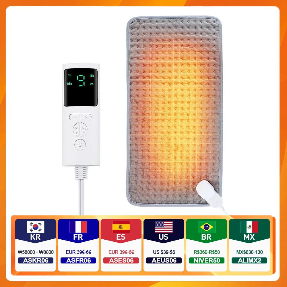 Electric Heating Blanket – Warm Heated Pad for Bed & Sofa Winter Use