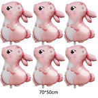 1pc,Large Easter Standing Balloon for Happy Easter Day Party Decorations 150cm Bunny Easter Egg Balloons Kids Party Favors