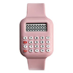 Creative Calculator Watch Cartoon LED Digital Kids Watch Fashion Sports Electronic Watch for Boys Girls Kids Student Gift Clock
