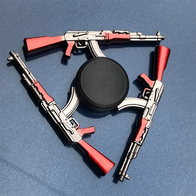 Anime Metal Fidget Spinner Zinc Alloy Silent Stress Relief Toy