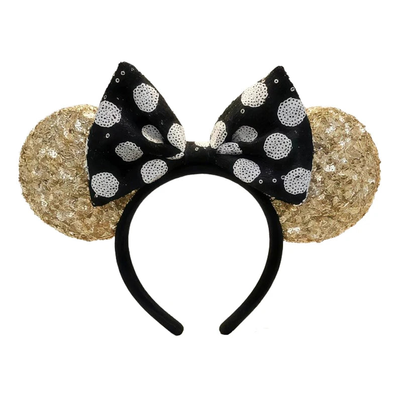Cartoon Minnie Mouse Ear Headband New Holiday Party Christmas Snowman Headdress Cosplay for Adults Kids Hair Accessories