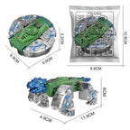 New 360 Rotating Ball Deformation Robot Fingertip Gyro Decompression Toy, Anti-compression Adult Sensory Toys, Children's Gifts