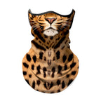 lce Silk Breathable Bandana Cycling Running Scarf Riding Hiking Sports 3D Animal Face Mask Cover Cool Scarf Neck Protection