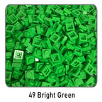 100Pcs DIY Bricks Parts 3024 1x1 Plate Educational Tech Construction Assmble Compatible Block Parts Toys for Child Kids