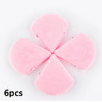 1/2/3/6Pcs Triangle Velvet Powder Puff Face Cosmetic Eye Beauty Makeup Tool Reusable Sponge Washable Mini Powder Puff Accessorie