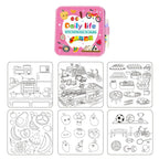 Magic Water Drawing Book DIY Doodle Water Drawing Book Coloring Books Birthday&Holiday Gift For Children Educational Toys