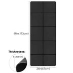 Yoga Mat Anti-skid Sports Fitness EVA Comfort Foam 4MM Thick Yoga Mat for Exercise Yoga and Pilates Gymnastics Mat