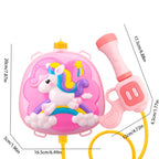 Kids Backpack Water Gun for Summer Beach Pool Outdoor Fun Toy