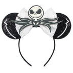2026 Latest Halloween Cobweb Ears Headband Women Festival DIY Mouse Hairband Kids Party Villains Cosplay DIY Hair Accessories