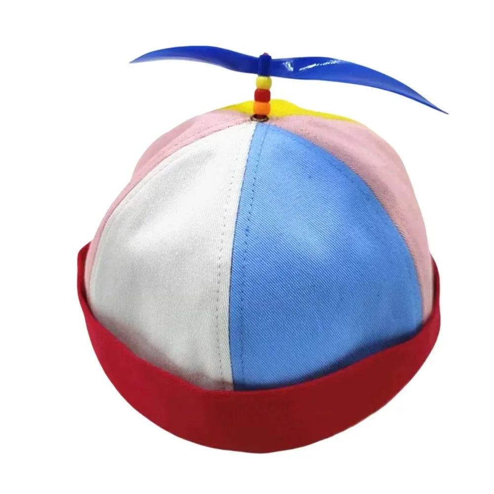 Bamboo Dragonfly Rainbow Sun Cap Funny Adventure Dad Hat Snapback Hat Helicopter Propeller Design for  Boys Girls Adult