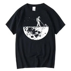 Men's Summer 100% Cotton Short Sleeve Hip-Hop Graphic Basic Couple Tee Casual Y2k Tops Breathable Men Clothing Sports Tee
