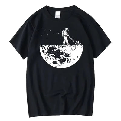 Men's Summer 100% Cotton Short Sleeve Hip-Hop Graphic Basic Couple Tee Casual Y2k Tops Breathable Men Clothing Sports Tee
