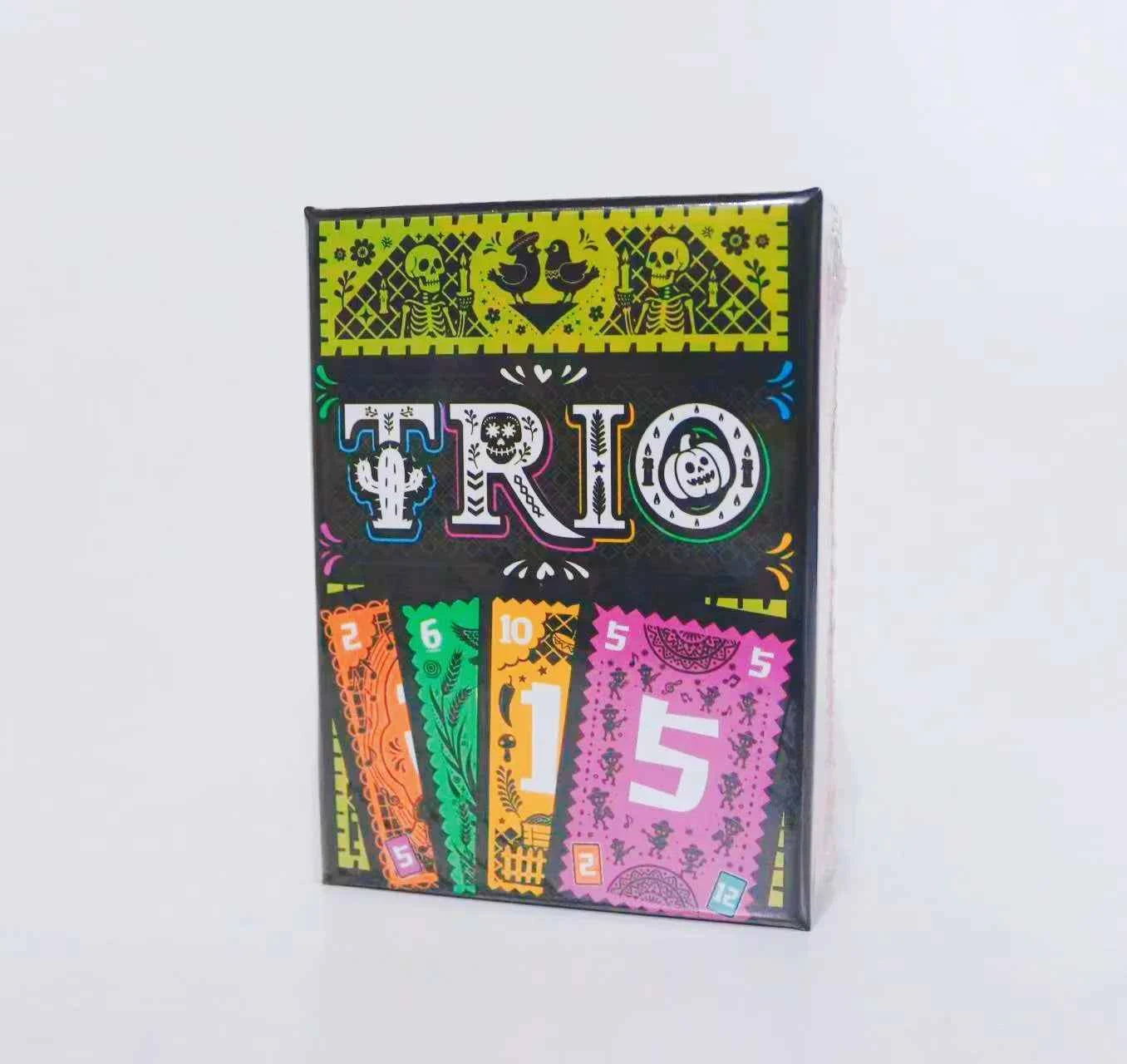TRIO Strategy Board Game | 3-6 Players | 15 Minutes Playing Time . Family Game Nights , Perfect for Party Game