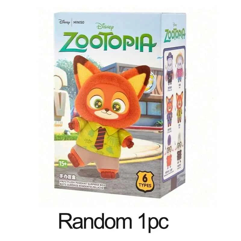 NEW 2026 Disney Zootopia Series Blind Box Judy Nick Vinyl Plush'''' Cartoon Character Pendant Trendy Toys Box Gift