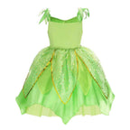 Summer Girls Tinkerbell Fairy Dresses Up for Girls Costume Kids Cosplay Flower Fairy Princess Clothes Christmas Party Outfit