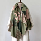 Cashmere Scarf for Women Thick Warm Winter Blanket Brand Female Luxury Quality Shawl Wrap Bufanda 2024 Poncho Echarpe Pashmina