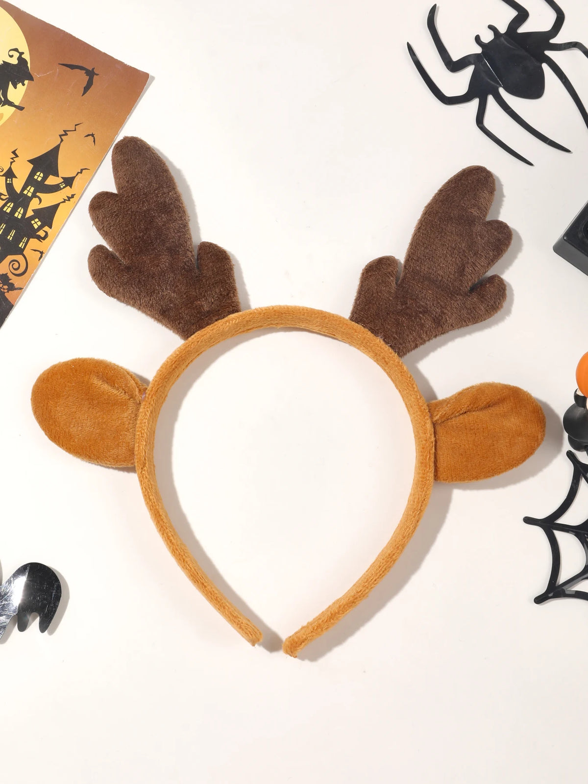 1Pcs Deer Antlers Headband for Women Girl Cute Reindeer Horns Ears Costume Accessories for Halloween Christmas Cosplay Supplies