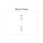45 Sheets A5 A6A7 Loose Leaf Notebook Refill Spiral Binder Inner Page Weekly Monthly To Do Line Dot Grid Inside Paper Stationery
