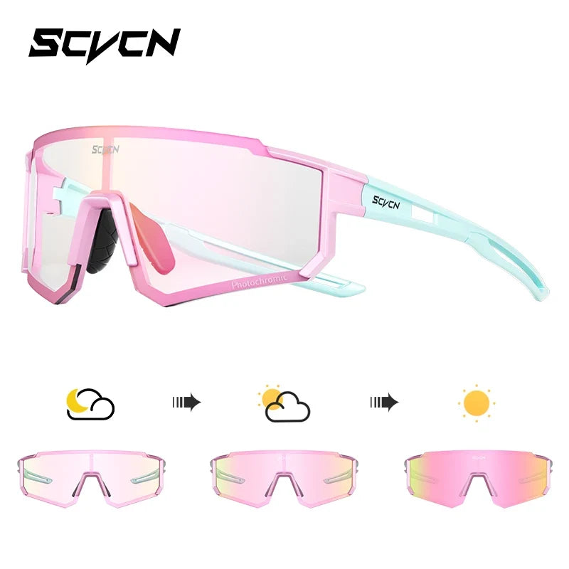 SCVCN UV400 Sports Cycling Sunglasses for Men & Women