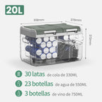 Alpicool NLS 20L 30L 40L Car Refrigerator Mini Fridge Freezer 12V Portable Compressor Cooler 12/24V DC 100-240V AC for Camping