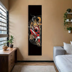 Japanese Ocean Waves Wall Decoration Tapestry Red Sun & Ocean Waves Landscape Aesthetic Tapestry Wall Hanging Home Room Decor