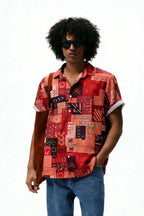 Men's Fashion Street Short-Sleeve Shirt High-Definition Pattern 3D Printed Shirt Hawaiian Outdoor Party Social Men's Clothing