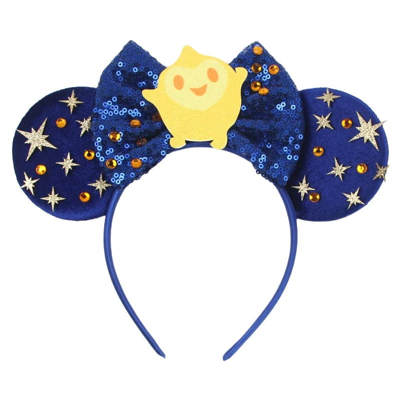 Nieuwste Mickey Mouse Oren Hoofdband Kid Adult Festival Party Pailletten Strik Haarband Vrouwen Baby Girl Party Haar Accessories