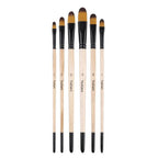 Yutiars Professional Artist Paint Brush Set - 6/24 PCS, Nylon Bristles for Watercolor, Acrylic, Oil Painting, Crafts & Face Body