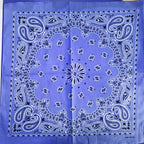 New Fashion Hip Hop 100% Cotton Bandana Square Scarf Gradient Color Paisley Headband Printed For Women/Men/Boys/Girls