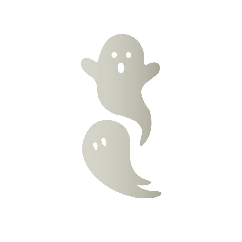 Halloween Car Rearview Mirror Ghost Stickers – Spooky Bat Decals