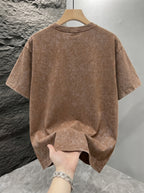 Men's Vintage Acid Washed Oversized T-Shirt – Unisex Streetwear Tee