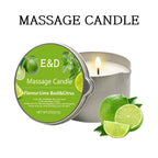Massage Oil Candle, for Stress Relief and Skin Moisturizing, Scented Candles Aromatherapy SM Product Spa Essentials, Luxury Cand