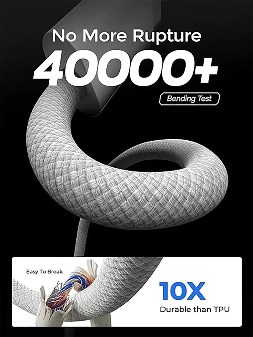 60W USB C to Type C Color Cable For Apple iPhone  PD Fast Charging For Huawei Xiaomi Samsung Type C Weaving Cable Accessories