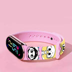 Mario Bros Digital Watch for Kids Waterproof Sport Wristband Luigi Princess Peach Yoshi Bowser Action Figures Children