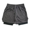 Camouflage Running Shorts, Men's Gym Sports Shorts 2-in-1, Quick Dry Exercise Training, Outdoor Sports Fitness Jogging Shorts
