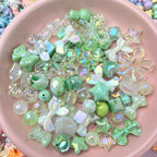 20g Y2K Acrylic Assorted Beads Flower Sweetheart Butterfly Candy Kawaii Aesthetic Beads for Bracelets DIY Jewelry Making Supply