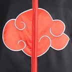 Akatsuki Anime Cosplay Costume Red Cloud Robe Set