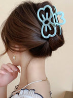 New Candy Color Cat Bow Hair Clip Plastic Claw Clip Fashion Crab Hair Clip For Girls Sweet Hair Claw Women Hair Accessories